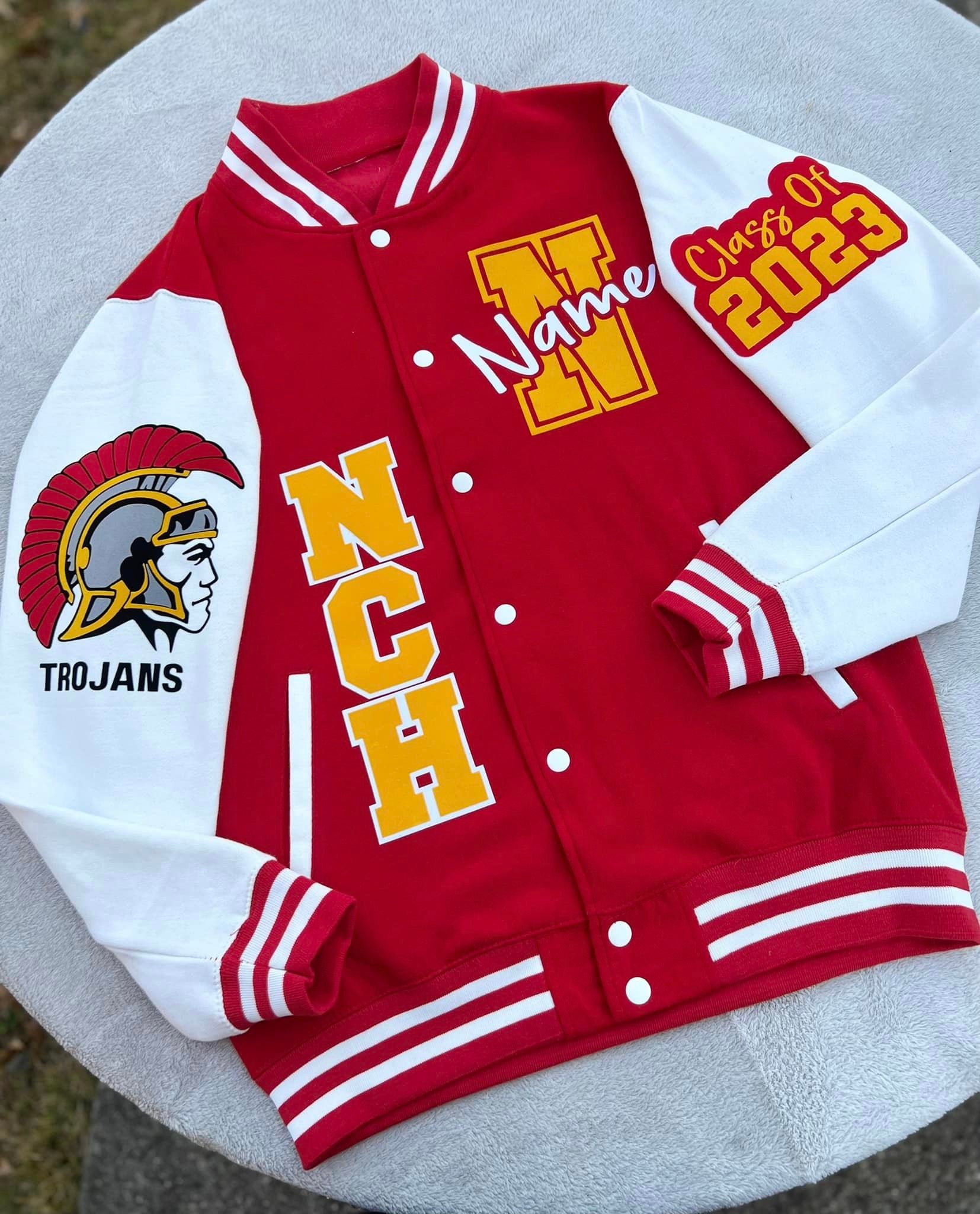 Custom youth letterman on sale jackets